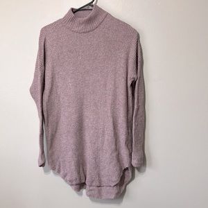 American eagle tunic long sleeve sweater purple size xs super soft